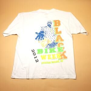 2012 Black Bike Week Graphic T Shirt African American Myrtle Beach, SC